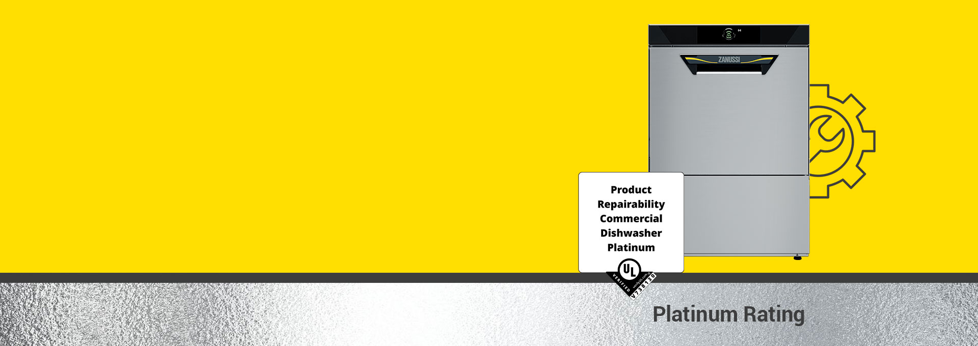 Lavastoviglie professionale Zanussi ad alta riparabilità
